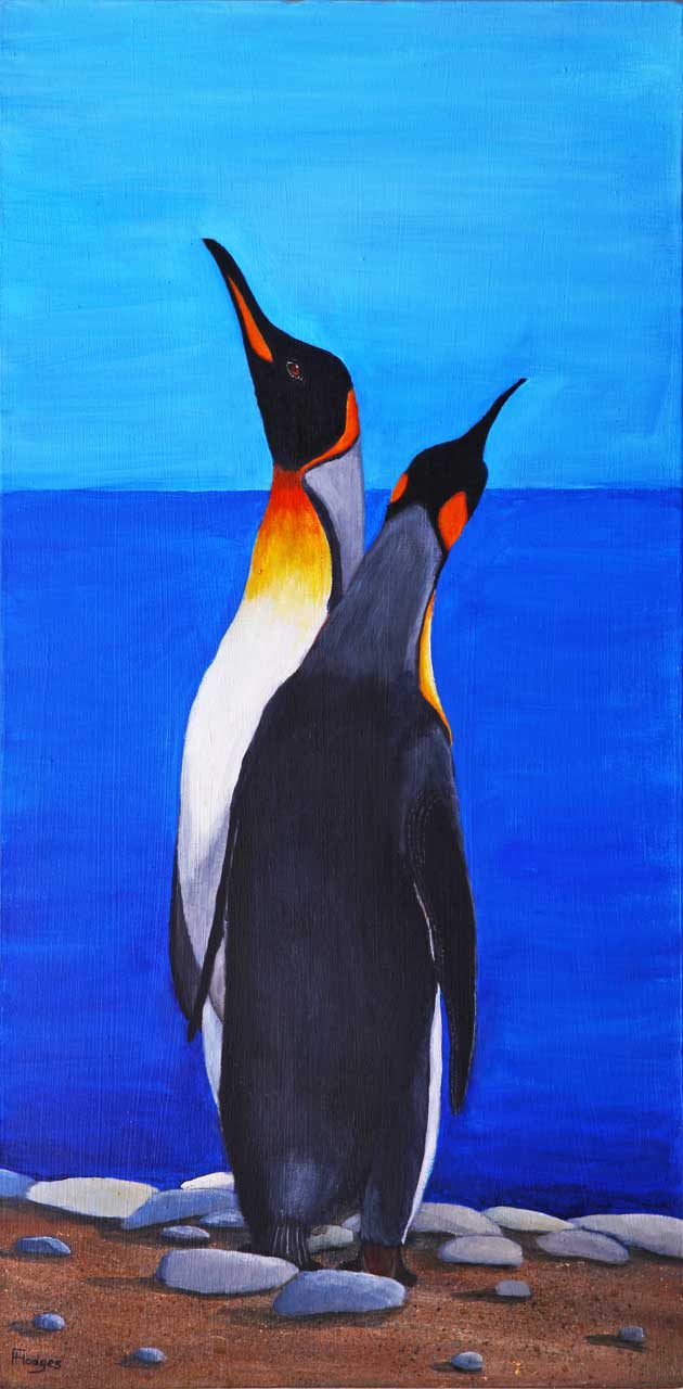 A pair of penguins